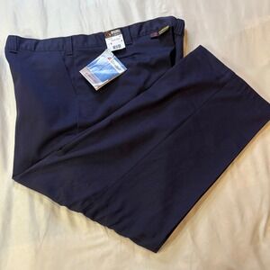BIG BILL FR Flame Resistant Work Pants Men's 48 x 32 (30") Navy Blue‎ NWT
